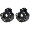 AXSPEED 2pcs 1/10th Brass Counterweight Black Portal Drive Housing Steering for TRX-4 TRX-6 Crawler Car Upgrade Parts (A) view 4