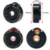 AXSPEED 2pcs 1/10th Brass Counterweight Black Portal Drive Housing Steering for TRX-4 TRX-6 Crawler Car Upgrade Parts (C) view 2