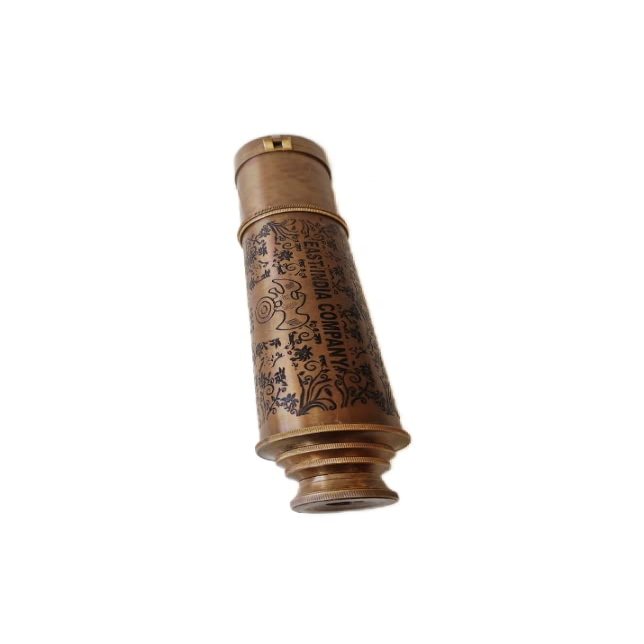 Telescope Brass Antique Nautical Vintage Reproduction Handmade Kelvin Hugs Marine Maritime Telescope Gifts for Everyone