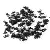 50pcs, Black Plastic Fake Spider Toys, Small Black Plastic Black Spider, Halloween decorative spiders, Plastic Spiders Party Favor for Halloween Party Decorations, Black Plastic Fake Spider Toys, view 1