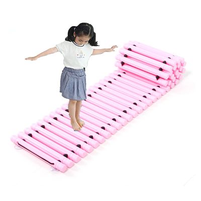 LCYDMJ Balance Boards Children's Agility Balance Training Equipment, Kindergarten Balance Trail, Promote Agility, Strength, Active Play, Boy Girl Party Birthday Gift (Color : Pink)
