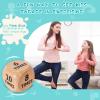 Garybank Kids Yoga Dice, Fun Exercise Dice Game for Kids, 12 Yoga Cards with Wooden Gift Boxes view 3