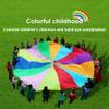 Solitaries Children Rainbow Playing with Parachute with Balance Ball, Multiplayer Coop Game Toy view 2