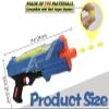 Blaster Gun with Protective Goggles and 100 Rounds Up to 110 FPS Compatible with Nerf Hyper Rounds Darts, Easy Reload, Holds Up to 50 Rounds (Navy Blue) view 2
