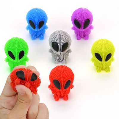 Alien Toys for Kids - 1.75 Inch Alien Toys for Kids - Funny Squishy Toys for Party Favors, Goody Bags, Classroom Prizes - Mini Puffer Ball - Pack of 24 - Easter Basket Stuffers