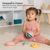 BabyToLove Stack & Learn Rings | Montessori Stacking Toy for Babies | 6 Soft Sensory Baby Rings for Learning & Development | Early Childhood Stacking Toy | Fun Shapes view 4