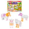POPULAR PLAYTHINGS Magnetic Animals for Toddlers 1-3, Mix or Match Animal Toys, Set of 4 Gift for Kids - Pastel Farm Animals view 1