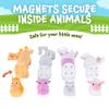 POPULAR PLAYTHINGS Magnetic Animals for Toddlers 1-3, Mix or Match Animal Toys, Set of 4 Gift for Kids - Pastel Farm Animals view 4