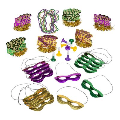 Fun Express Mardi Gras Party Kit for 100 Guests