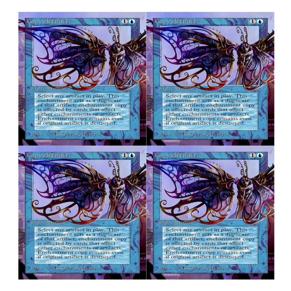 4x | Copy Artifact | Extended Art | Foil or Non-Foil (Non Foil)