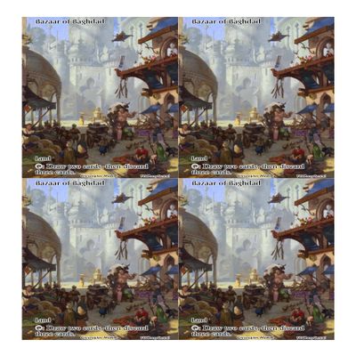 4x | Bazaar of Baghdad | Extended Art | Foil or Non-Foil (Foil)