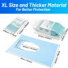 30 Pack Toilet Seat Covers Disposable100% Waterproof XL Individually Wrapped Disposable Toilet Seat Covers for Adults and Kids Potty Training, Travel Accessories for Public Restrooms Airplane Camping view 2