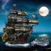 Piececool 3D Metal Puzzles for Adults, The Queen Anne's Revenge Pirate Ship Model Kits, 3D Watercraft Model Building Kit, DIY Craft Kits Difficult 3D Puzzles for Family Time view 2