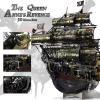 Piececool 3D Metal Puzzles for Adults, The Queen Anne's Revenge Pirate Ship Model Kits, 3D Watercraft Model Building Kit, DIY Craft Kits Difficult 3D Puzzles for Family Time view 4