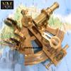 Maritime Kelvin & Hughes 1917 London Antique Brass Nautical Ship Sextant Vintage Style Nautical Instruments (Brass, Without Box) view 2