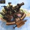 Maritime Kelvin & Hughes 1917 London Antique Brass Nautical Ship Sextant Vintage Style Nautical Instruments (Antique, With Wooden Box) view 2