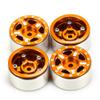 RC-Hub 4Pcs Aluminum Alloy 1.0" Micro Beadlock Wheels for 1/24 Axial SCX24 90081 AXI00001 AXI00002 RC Crawler Car (Orange) view 3