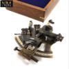 Maritime Kelvin & Hughes 1917 London Antique Brass Nautical Ship Sextant Vintage Style Nautical Instruments (Antique, With Glass Box) view 3