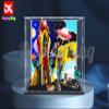 Acrylic Display case for Monkie Kid's Galactic Explorer 80035 (Model Set is not Included) (with Theme Background) view 2