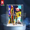 Acrylic Display case for Monkie Kid's Galactic Explorer 80035 (Model Set is not Included) (with Theme Background) view 3