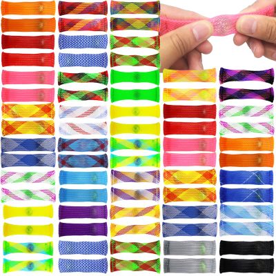 50 Pack Marble Mesh Fidget Toys,Sensory Stress RelieveToy,Marble and Mesh Fidgets for Adults and Children with ADHD Autism Depressions Anxiety Disorders