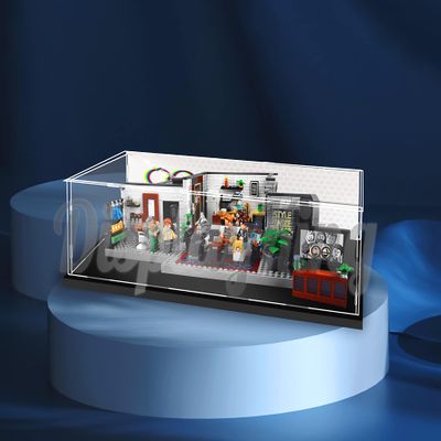 Acrylic Display case Compatible with Queer Eye The Fab 5 Loft 10291 (Model Set is not Included) (with Theme Background)