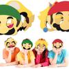 12Pcs Felt Mask, Birthday Game Themed Masks, Cosplay Party Masks, Felt Masks, Children's Party Masks, Character Masquerade, Halloween Dress Up Party Supplies for Boys and Girls Role Play view 2