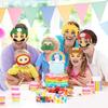12Pcs Felt Mask, Birthday Game Themed Masks, Cosplay Party Masks, Felt Masks, Children's Party Masks, Character Masquerade, Halloween Dress Up Party Supplies for Boys and Girls Role Play view 3