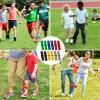 Waenerec 12 Pcs 3 Legged Race Bands Firm Elastic Tie Kids Outdoor Games Teamwork Birthday Party Game for Adults & family Field Day Carnival Theme Outside Yard Games view 4