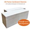 96 Packs Sleeves for Sports Card Protectors, 3" x 4.5" Cardboard Sheets for Trading Card Folders, Mail Shipping Stiffeners, Insert (96 Packs) view 4