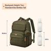 BabbleRoo Diaper Bag Backpack - Travel Large Baby Diaper Bag with Changing pad, Waterproof Baby Bags for Mom & Dad, Unisex Bags with Pacifier Case, Luggage Strap & Stroller Clips Army Green view 2