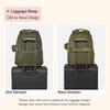 BabbleRoo Diaper Bag Backpack - Travel Large Baby Diaper Bag with Changing pad, Waterproof Baby Bags for Mom & Dad, Unisex Bags with Pacifier Case, Luggage Strap & Stroller Clips Army Green view 3