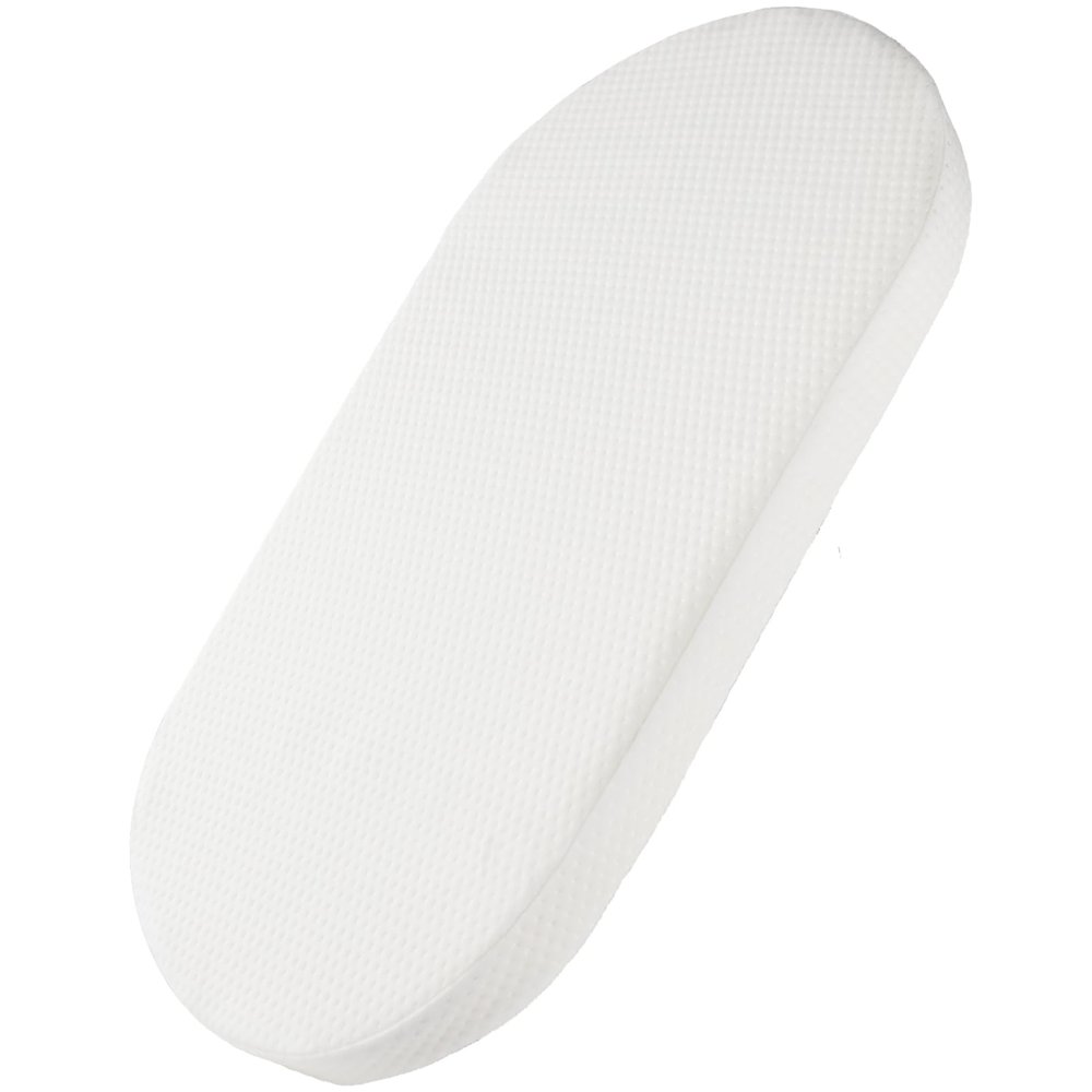 Mecc ecoh Baby Bassinet Mattress, 100% Breathable Cover, Water-Resistant Lining, Oval 30"x15"x2" Fit for Safety 1st/ Delta Children Slumber/Baby Delight Go with Me Slumber Rockin and Moses Basket