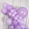 100 Pack Macaron Purple Balloons Different Sizes 18 12 10 5 Inch KIRIKOU Party Balloons for Birthday Valentines Baby Shower Bridal Wedding Party Decors view 3
