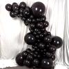 100 Pack Black Balloons Different Sizes 18 12 10 5 Inch KIRIKOU Party Balloons for Birthday Valentines Baby Shower Bridal Wedding Party Decors view 2