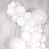 100 Pack White Balloons Different Sizes 18 12 10 5 Inch KIRIKOU Party Balloons for Birthday Valentines Baby Shower Bridal Wedding Party Decors view 3