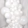 100 Pack White Balloons Different Sizes 18 12 10 5 Inch KIRIKOU Party Balloons for Birthday Valentines Baby Shower Bridal Wedding Party Decors view 4