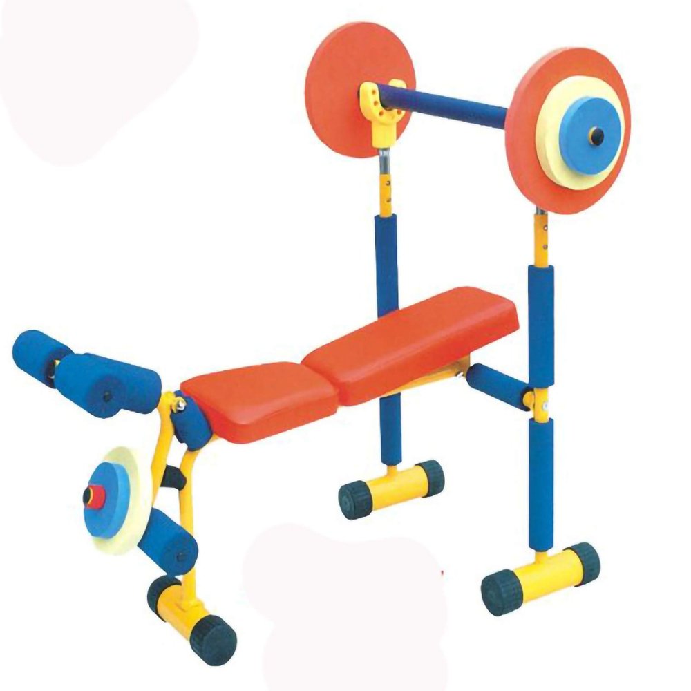 EKJNFDK Fun And Fitness Exercise Equipment, Mini Exercise Equipment 3 to 8 Year Old for Kids, Family kindergarten sports fitness equipment, Indoor play equipment for kids,Weight benches