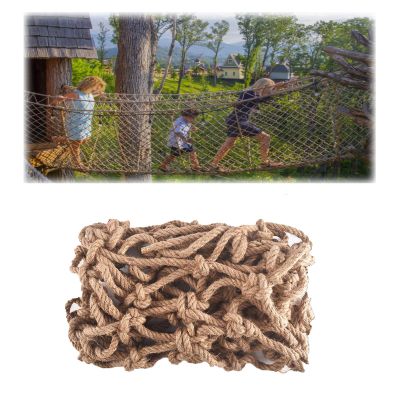 Cargo Climbing Net Playground Rope Net Treehouse Safety Nets Cargo Rope Ladder Truck Trailer Heavy Duty Netting Indoor Balcony Protection Net Outdoor Grid (Size : 3 * 3m(10 * 10ft))