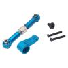 B Baosity 1/12 1/14 Servo Pull Rod & 28T Steering Arm for 144010 144001 144002 124016 124017 RC car DIY Modified, Blue view 3