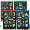 Epakh 4 Pcs 12 Inch LCD Writing Tablet Doodle Board for Kids Digital Erasable Drawing Pad with Colorful Screen Educational Christmas Gift for 3-10 Years Old Girls Boys(Colorful) view 1