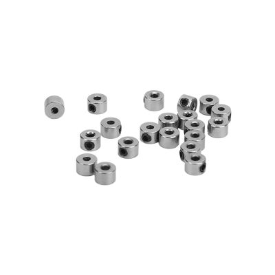 VBESTLIFE 20Pcs Landing Gear Stopper Set Wheel Collar, Stainless Steel 2.1mm RC Landing Gear Wheel Block for RC Airplane Model Aircraft