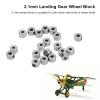 VBESTLIFE 20Pcs Landing Gear Stopper Set Wheel Collar, Stainless Steel 2.1mm RC Landing Gear Wheel Block for RC Airplane Model Aircraft view 2