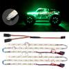 Waterproof LED Light Strips for RC Cars Trucks Airplanes Boats Drones Fixed Wing AR Wing Model Underglow Light (Green) view 1
