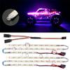 Waterproof LED Light Strips for RC Cars Trucks Airplanes Boats Drones Fixed Wing AR Wing Model Underglow Light (Pink) view 1