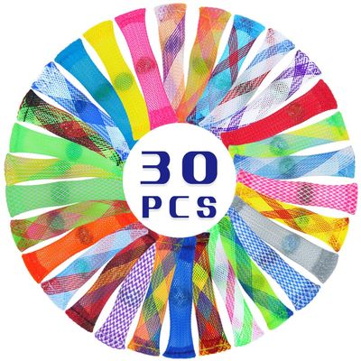 CXP Good Goods Marble Mesh Fidget Toys Stress Anxiety and Depression Relief,Mixed Colors (30 Pcs)