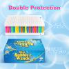 SpringFlower 200 Pieces Mini Bubble Wands, Party Favors Assortment Toys for Kids,Themed Birthday, Halloween, Goodie Bags, Carnival Prizes, Wedding, Bubble Maker Outdoor Gifts for Girls & Boys view 3