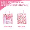 Rakki Dolli Feeding Set Nursery Bag Set for Dolls, Plate Together with Spoon, Fork, Milk Bottle, Juice Cup, Towel &Bib view 4