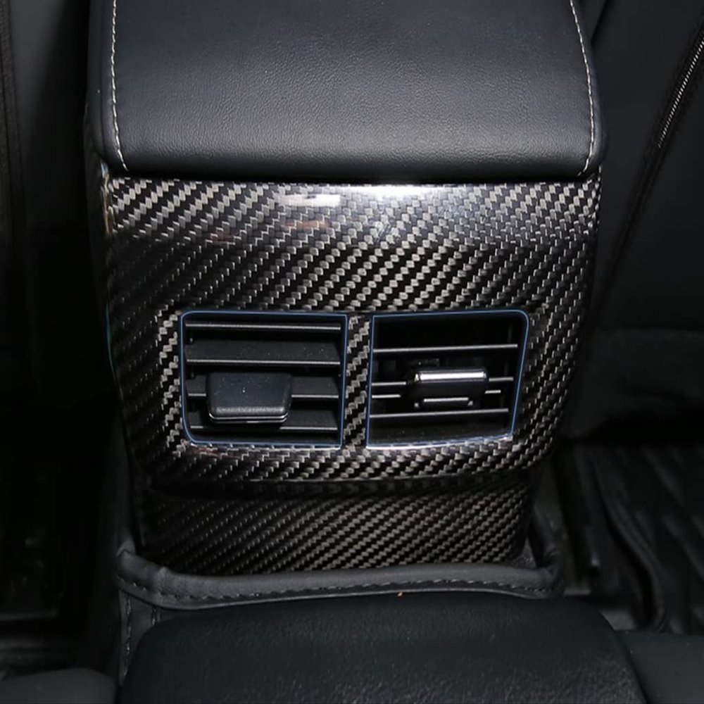 New Carbon Fiber Rear Air Duct Cover Compatible with Lexus RC 2014-2018 RC300h RC350 (One PC)