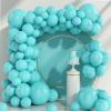 100 Pack Teal Balloons Different Sizes 18 12 10 5 Inch KIRIKOU Party Balloons for Birthday Valentines Baby Shower Bridal Wedding Party Decors view 3